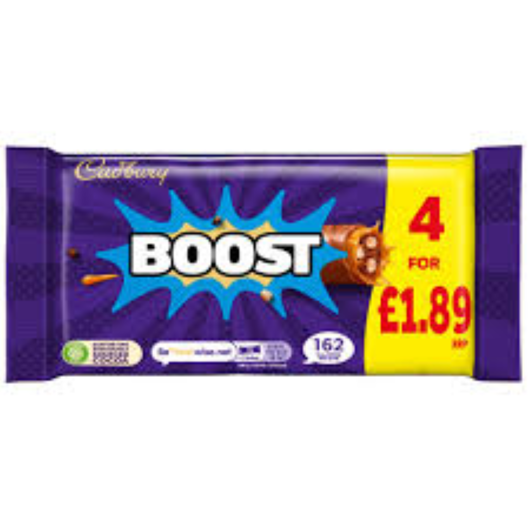 CADBURY BOOST 4PACK 126G